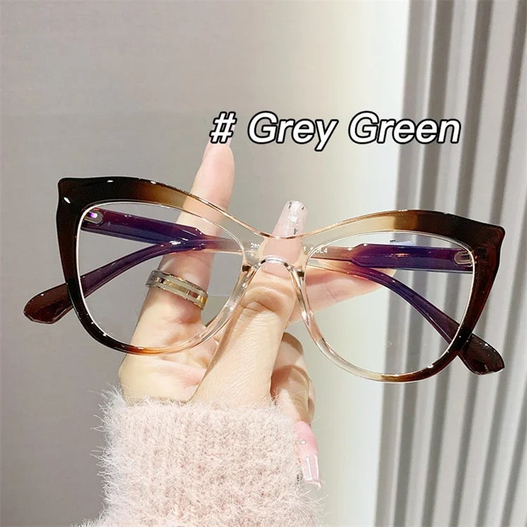 Cat Eye 2 Toned Glasses